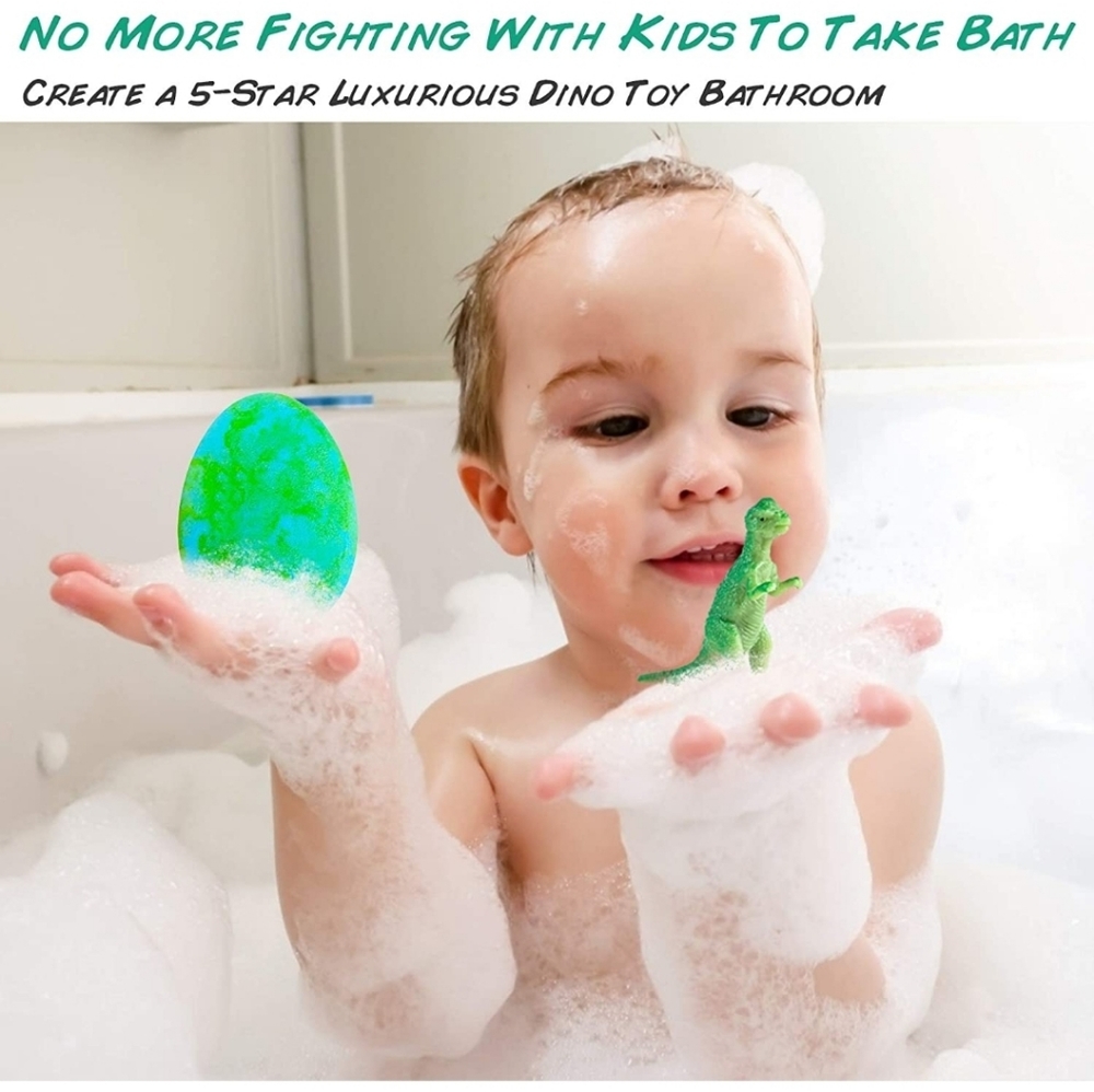 Children's bath bomb with dinosaur - Picture 5 of 6